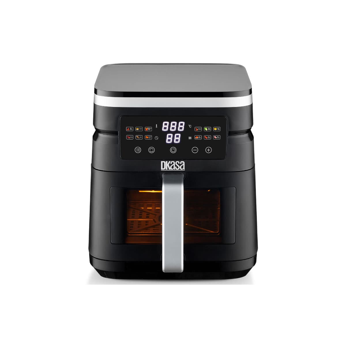 Freidora Professional De Aire Con Visor Doble Resistencia 7 Litros