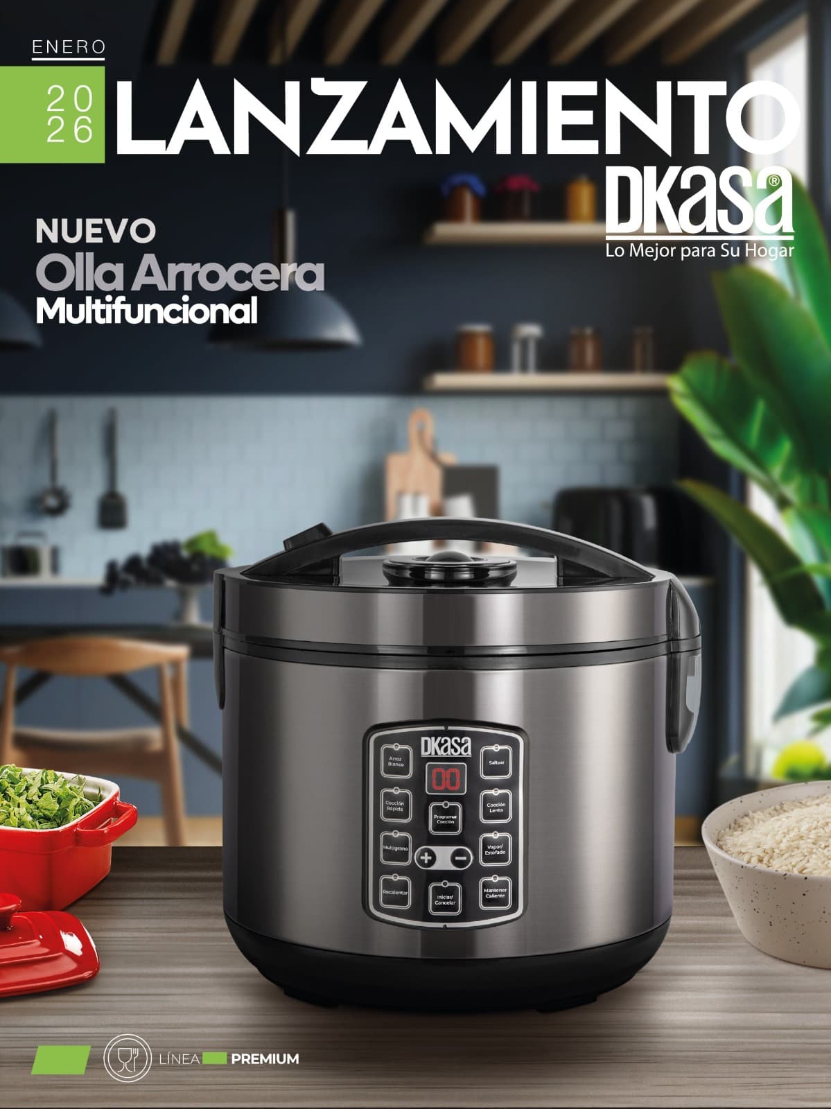 Olla Arrocera Multifuncional